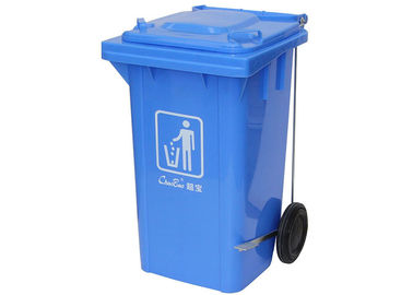 フィート-ペダルのサイドの車輪のプラスチック ゴミ箱の環境保護のごみ箱のサイズ60L 100L 120L 240L
