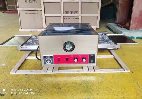 ステンレス鋼の商業台所装置の電気コンベヤー ピザ オーブン