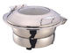 一致の立場が付いている円形のステンレス鋼の誘導の摩擦皿任意φ36cmの食糧鍋6.0Ltr