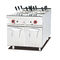 キャビネットの西部のヌードルの速い調理の台所装置が付いているガスのパスタの炊事道具
