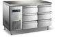 冷凍食品のための省エネのステンレス製の以下カウンターの引出しの冷凍庫 400L
