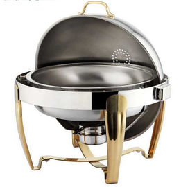 480*458*460mmのステンレス鋼の調理器具円形ロール上Cheffingは6.8L SO/CEを皿に盛ります