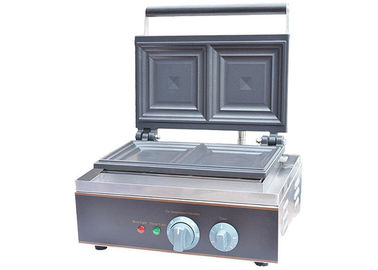 ステンレス鋼電気サンドイッチ ワッフル メーカー サンドイッチ出版物1550With220~240Vの軽食堂装置
