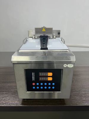 多機能ステンレス鋼深揚げ器 オートマティック リフティング オイル フライリング マシン 鶏肉切片のポット フランスフライズ ポテト魚