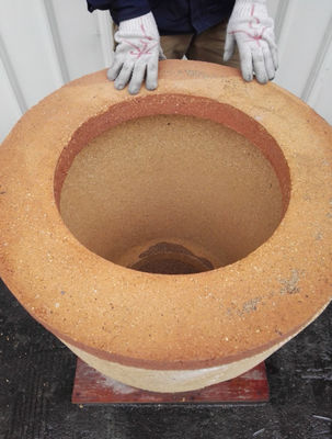 中東で人気の ナン 天然ステンレス 丸型タンドルオーブン